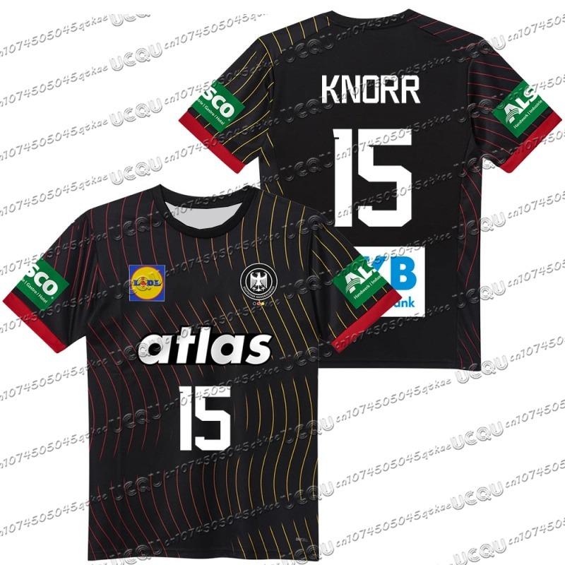 

Немецкая Новая Гандбольная Джерси Футболка Быстросохнущая Дышащая Спортивная Одежда С Коротким Рукавом Мужская и Детская Уличная Фитнес Повседневный Топ L