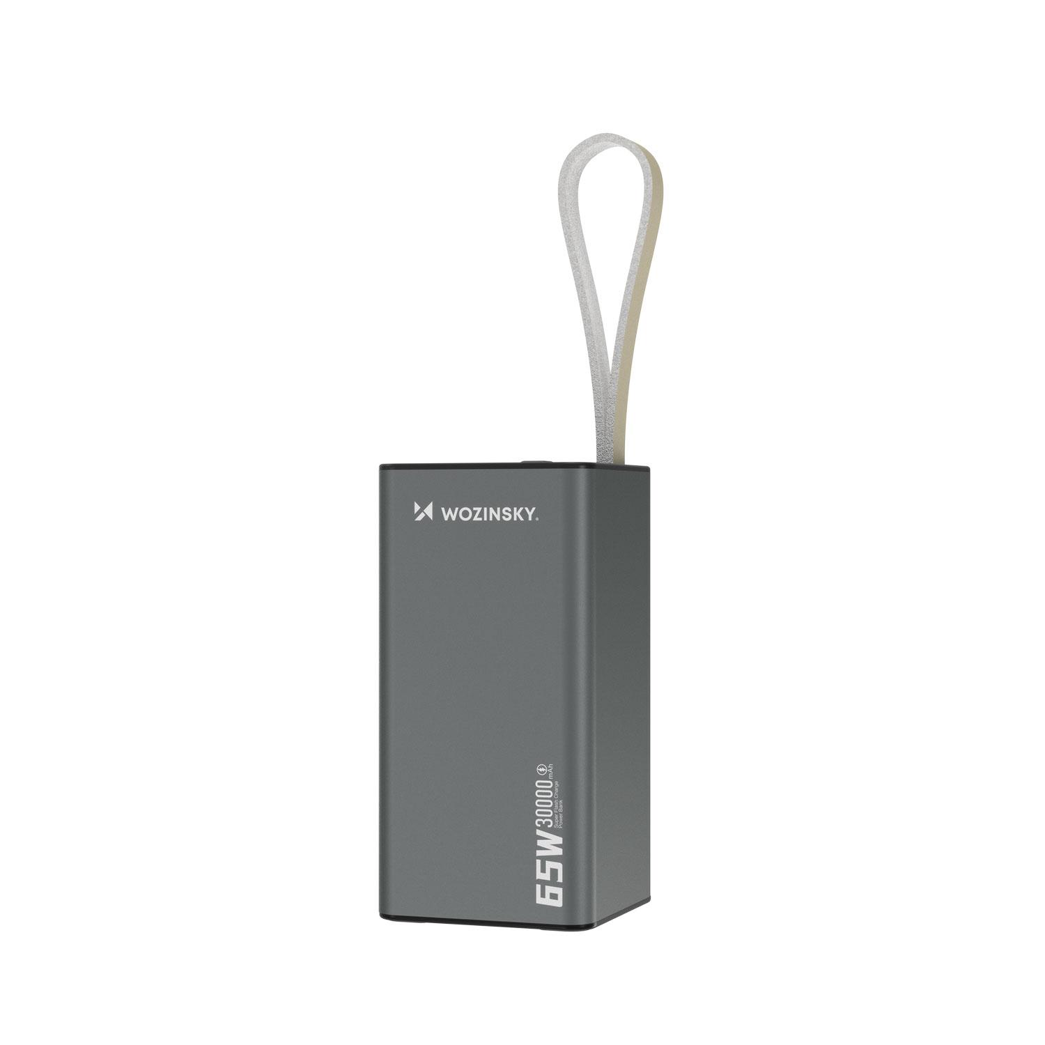 Powerbank K65+ 65W 30000mAh 2x USB-C 1x USB-A 65W - schwarz