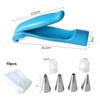 1 Set Household Kitchen Baking Tools Piping Bag Cream 17-piece Set Cake Piping Tool Cream Nozzle Set Household Goods