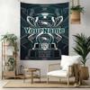 Philadelphia Eagles Custom Your Name Wall Decor Tapestry Art For Pet Memorial Birthdaywedding Party Backdrop Family Gift