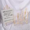 Students Adults Artist Tabletop Exhibition Wooden Holder Shelf Painting Easel Display Stand