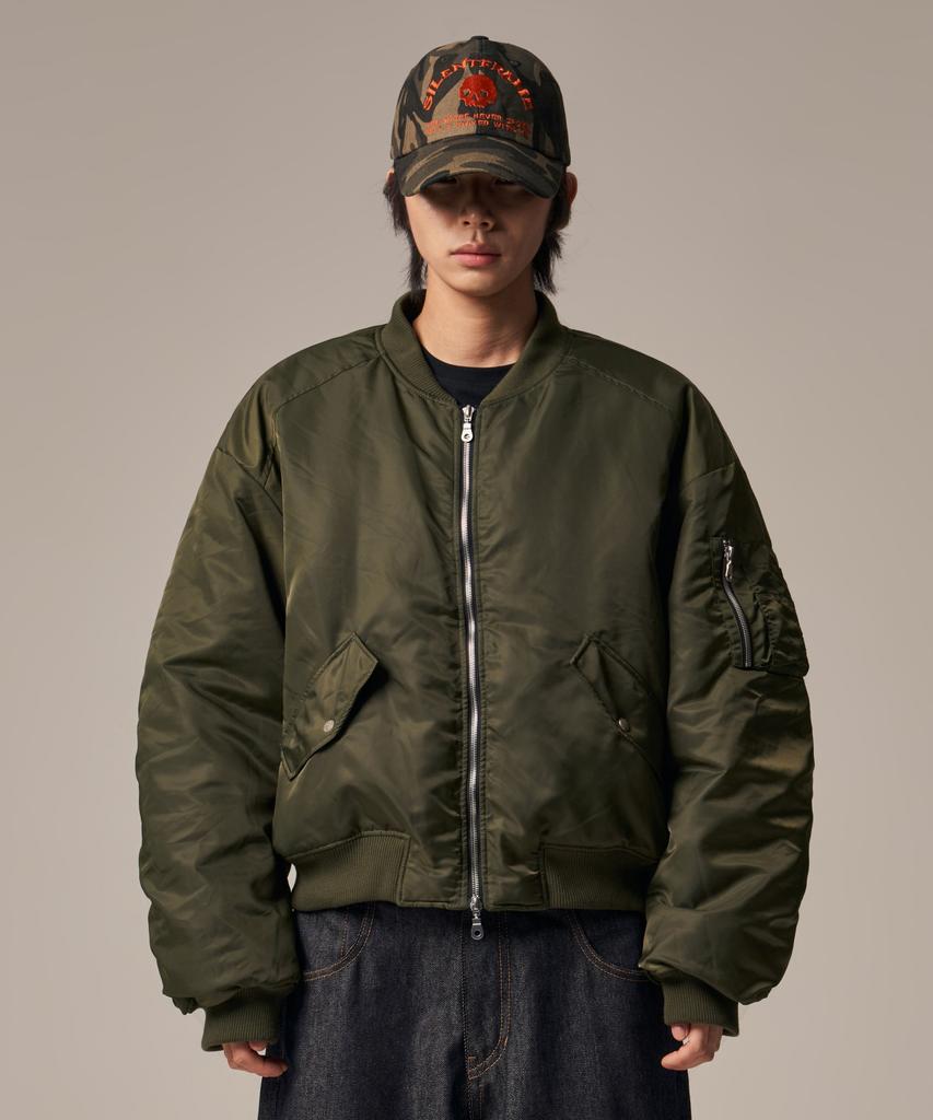 Idws Plane Shirring Ma-1 Khaki