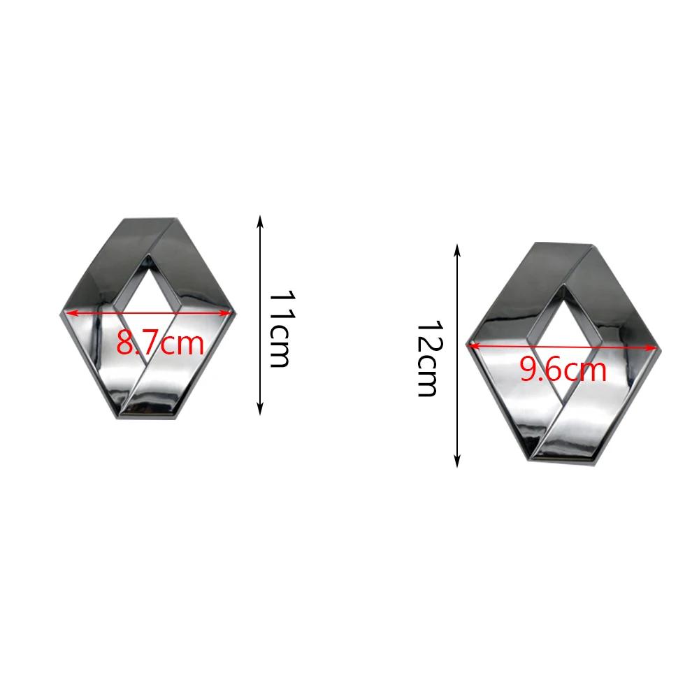 

Hub Caps For Renault Clio 4 Megane 3 2 Captur Trafic Logan RS Auto Rear Trunk Sticker 87mm/96mm Car Front Hood Emblem 1Pcs 8.7cmX11cm