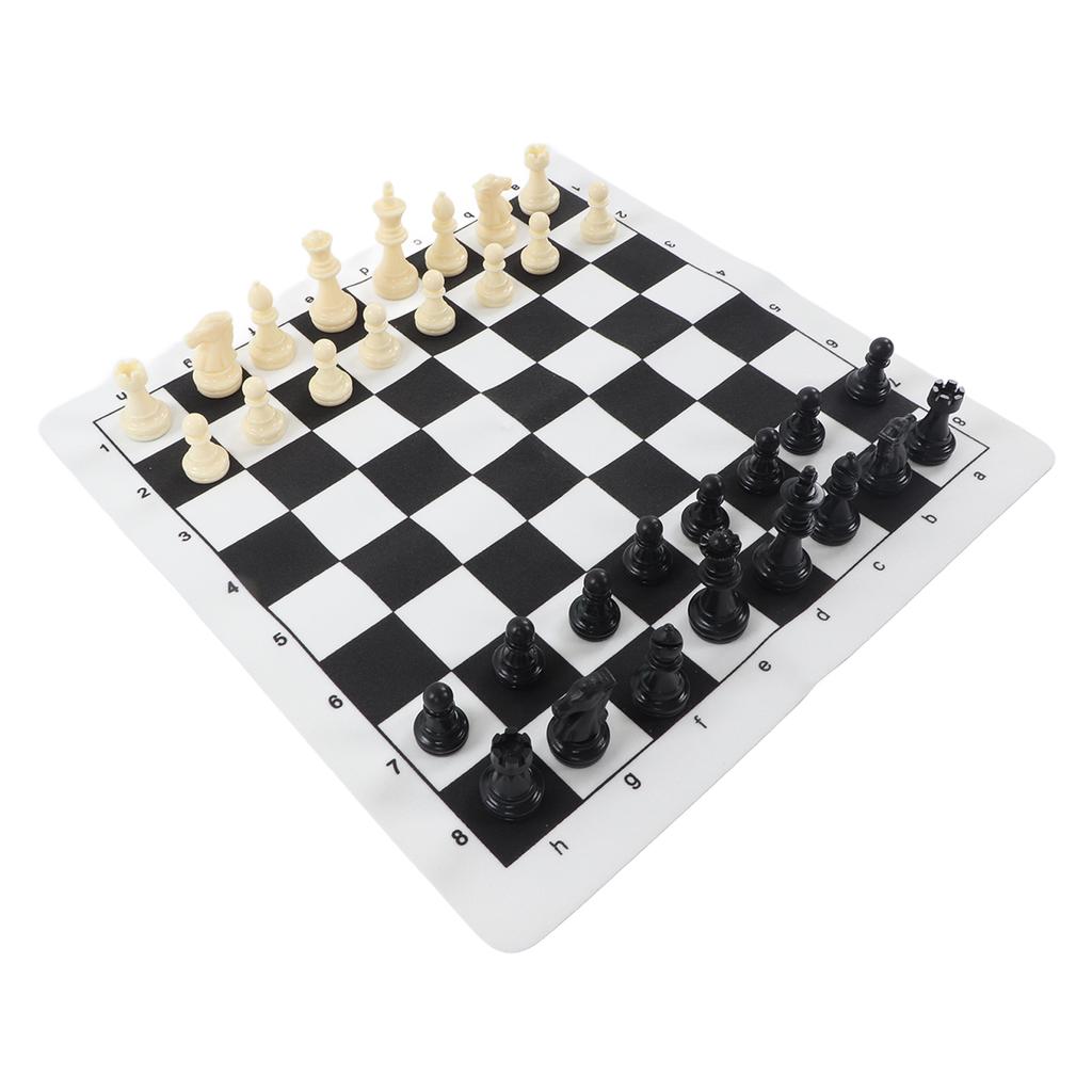 Schachspielbrett-Set Tragbares Reise-Schachspiel-Set für Kinder, Erwachsene, Anfänger