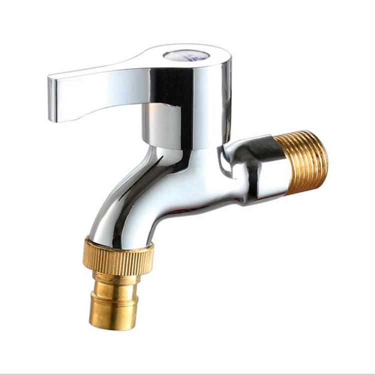 Waschmaschine Badezimmerarmatur: Schnellöffnung, Wandmontage, Kupferkern, 4-Punkt-Anschluss