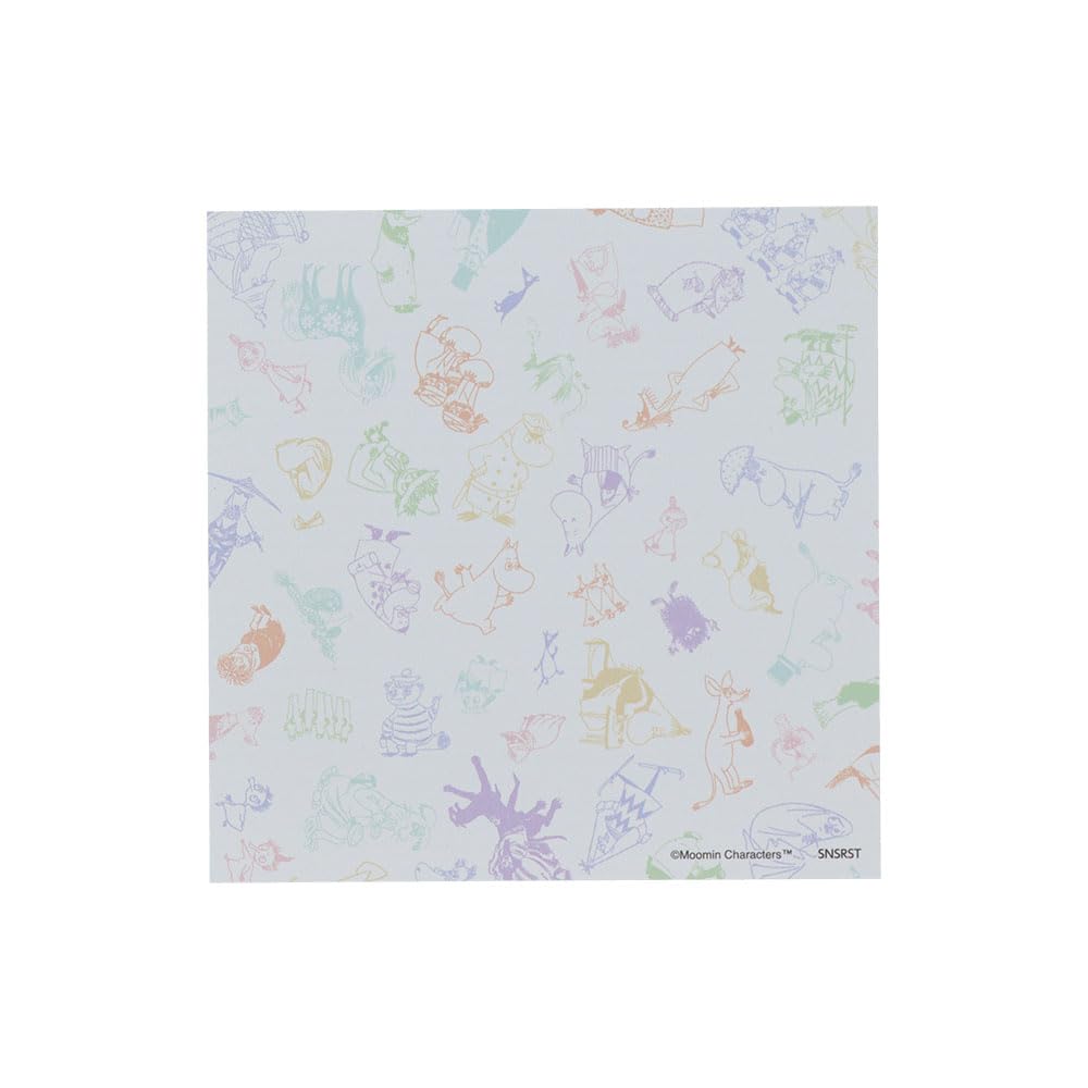 Stationery Moomin Square Memo Pad 80th Anniversary S2848864 Sun-Star