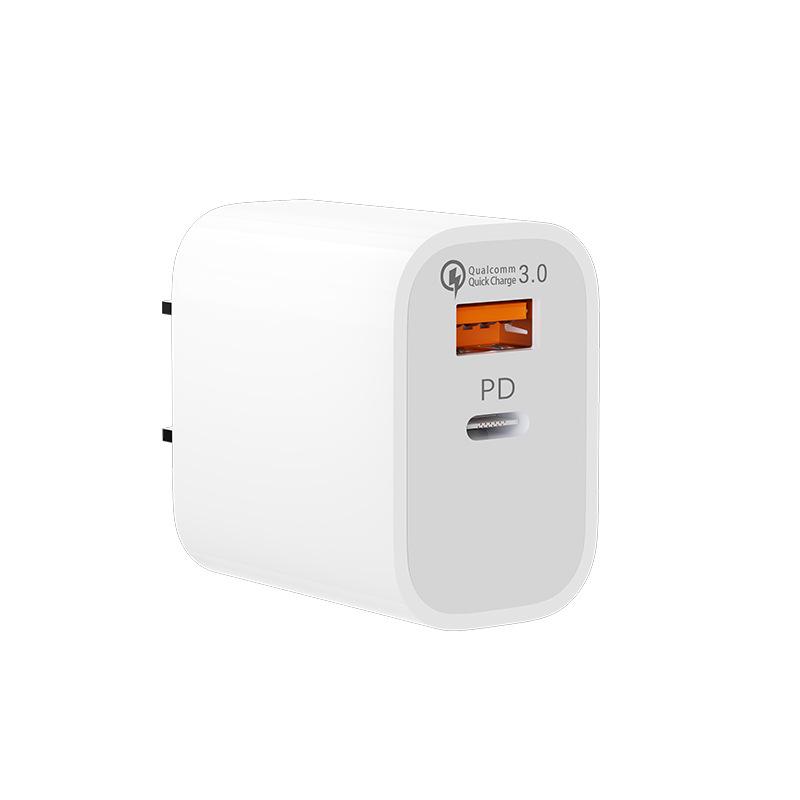 PD30W Dual Port A+C Fast Charger for Apple iPhone, 3C Certified