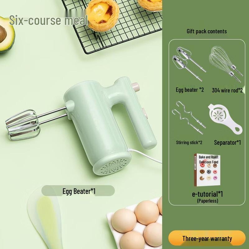 LISM Electric Hand Mixer with 6 Whisks