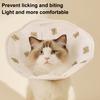 Pet Cone Collar Waterproof Cat Recovery Collar Cute Bear Print Soft Recovery Cone