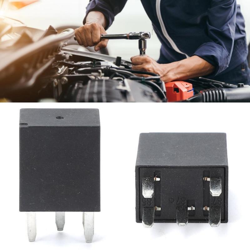 Automotive Accessories Car Fuel Pump Relays Vehicle Replacement Part 12V 5Pin Relays Assembly with Flame Retardant Shell