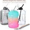 ALINK 14 inch Extra Long Pastel Color Silicone Replacement Straws for 40 oz Stanley Cup, Reble Flexible Drinking Straws for 1 Gallon Jug, 64 oz Water