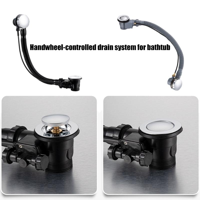 Hochfeste Kunststoff-Badewannen Überläufe Ablaufrohr Ergonomische SPA-Badewannen Ablaufgarnitur für einfache Badinstallation