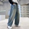 Kinderjeans Jungen Frühlingskleidung Hosen Jungenjeans Frühling und Herbst Sporthosen