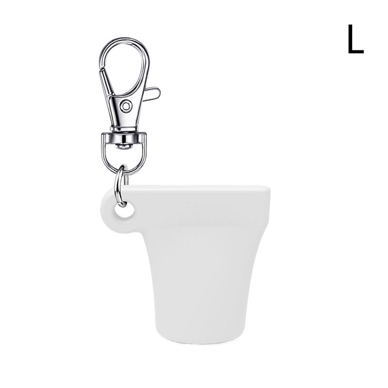 Pratik Silikon Anahtarlık Kapağı Dudak Parlatıcısı Aksesuarları Taşınabilir Dayanıklı Tutucu Anahtarlık Ruj Saklama Kapağı İçin Uyumlu