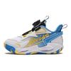 Anta Kids Non-Slip Wear-Resistant High-Top Basketball Shoes Kids Sneakers White Blue A312419904-1
