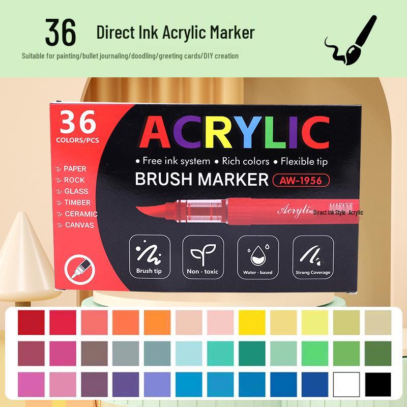 Wenzhou Stackable Soft Tip Acrylic Markers for DIY Art