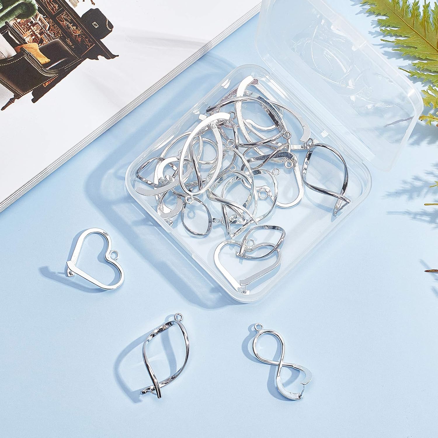 

CHGCRAFT 20 шт. 5 стилей латунные зажимы-держатели, зажим-подвеска в виде ледоруба, застежка-клипса, филигранная подставка с покрытием, ювелирные застежки для изготовления ювелирных изделий, ожерелий, браслетов, DIY