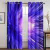 Trendy Colorful Starry Sky Dye Explosion High Shading Curtains for Cool Girl Boy Bedroom Living Room Hotel Clackout Curtain