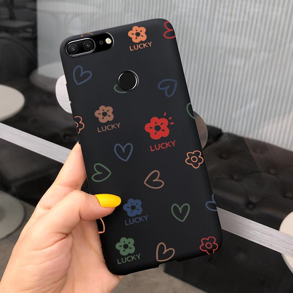 Cute Cartoon Phone Case For Honor 9 Lite LLD-L21 Candy Color Soft Silicone Back Cover For Honor 9 STF-L09 Funda Honor9 9Lite