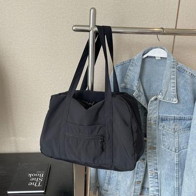 Casual Large Capaci Nylon Cloth Bag Women  New Fashion Commuter Shoulder Bag Short-Distance Travel Bag Fitness Bags