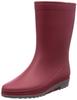 R307 Women's Mid-Length Rain Shoes, Made In Japan, Wine, Size 24.5 Cm, 2E