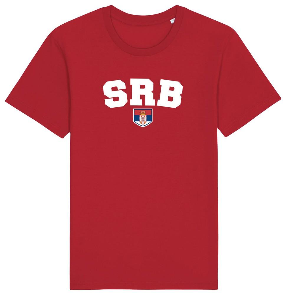 

Сербия SRB Футболка 2024, Взрослые Дети Малыш Семья , Футбол Евро Доставка M