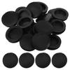 20Pcs Black Round Rubber Plug for Piggy Bank Bottom Hole Cover Saving Box Stopper Coin Jar Closure Secure Money Storage Solution