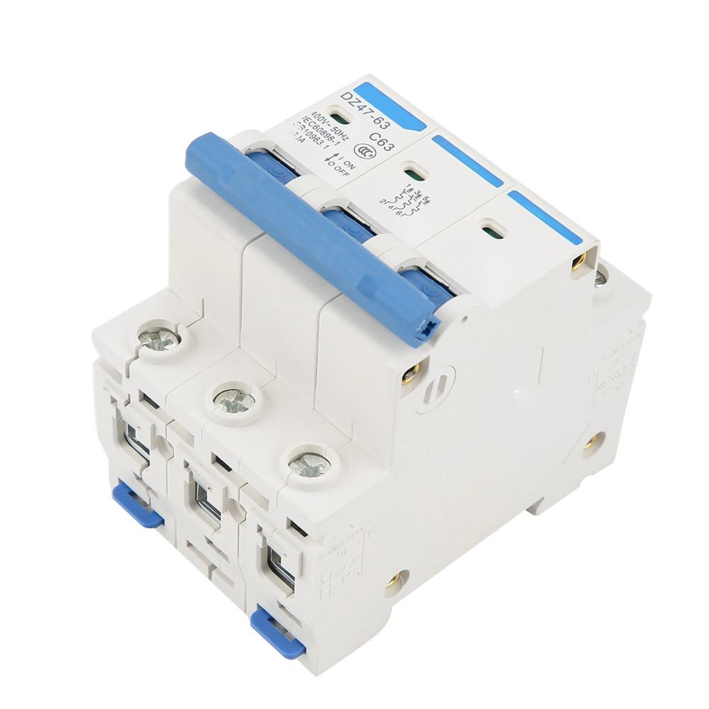 63A Current Circuit Breaker DZ47-63 Miniature Circuit Breakers RCCB 63A RCCB  Electrical Systems