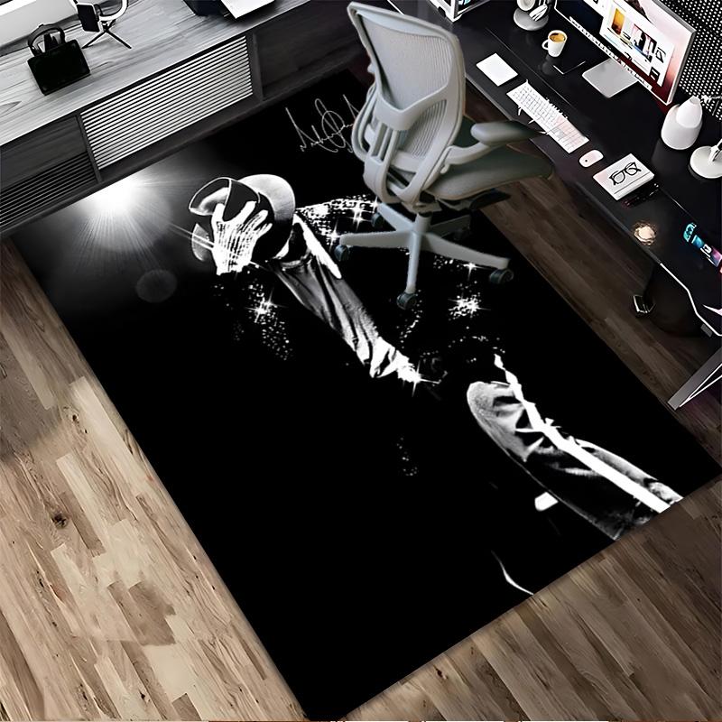 Michael Jackson Living Room Nonslip Area Rug Soft Carpet For Bedroom Gameoom Playroom Sofa Office Home Decor Doormat