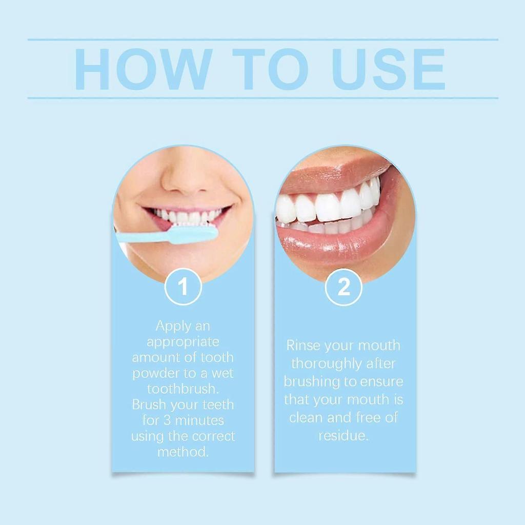 Dental Powder - Stain Removal , Fresh Breath, 30g - Effective Teeth Whitening , Odor Control