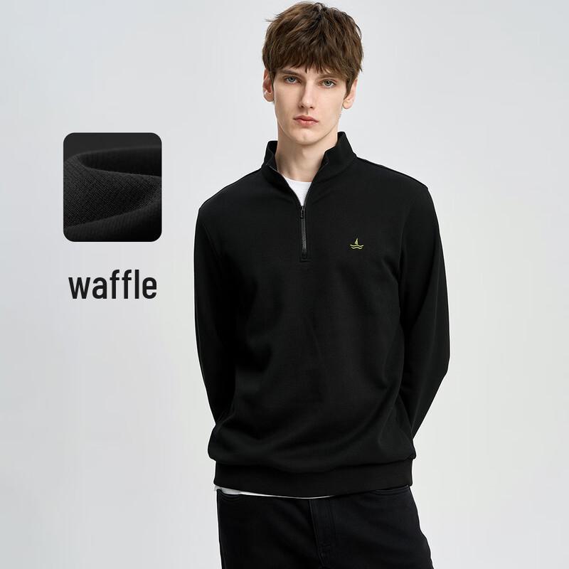 

Navigare Men s Antibacterial Warm Waffle Half-Zip Sweatshirt L/50