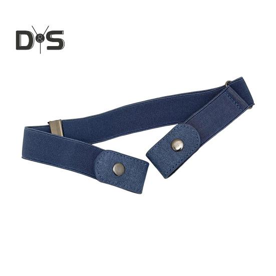Lazy Belt Comfortable Elastic Design Faux Leather Waistband Adjustable Fit Invisible Jeans Belt Daily Wear