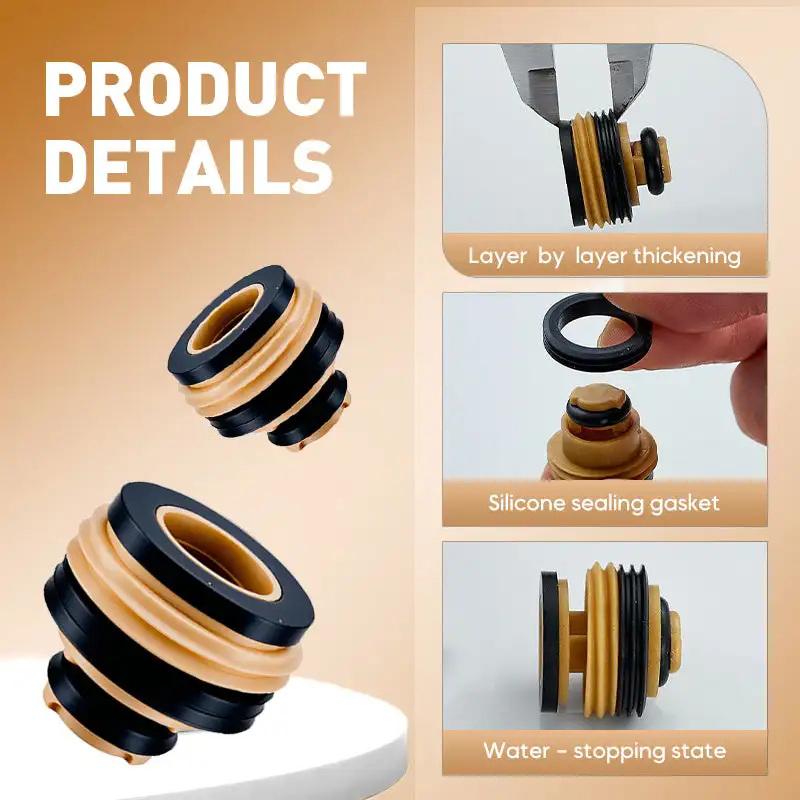 4 Points Pipeline Free Raw Material Belt Water Stop Valve Angle Valve Faucet Automatic Water Stop Anti-Leakage