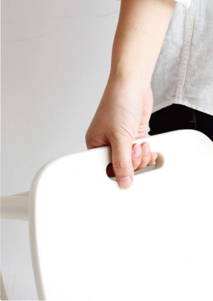 INS-2824WH High Stool, Ine Reno, 34cm Wide X 34cm Deep X 60cm High, White, Made of Natural Wood