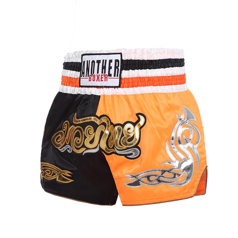 Boxing & Muay Thai Fight Shorts: Spliced Design for Men & Women