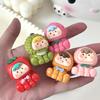 Three-Dimensional Gluttonous Baby Figurine Blind Box - DIY Jewelry, Micro Landscape Pendant, and Keychain Accessory.