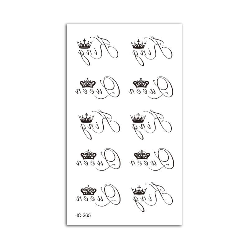 Rikaron Personalized Waterproof Tattoo Stickers for Kids – Fresh, Artistic, and Disposable 60*105mm