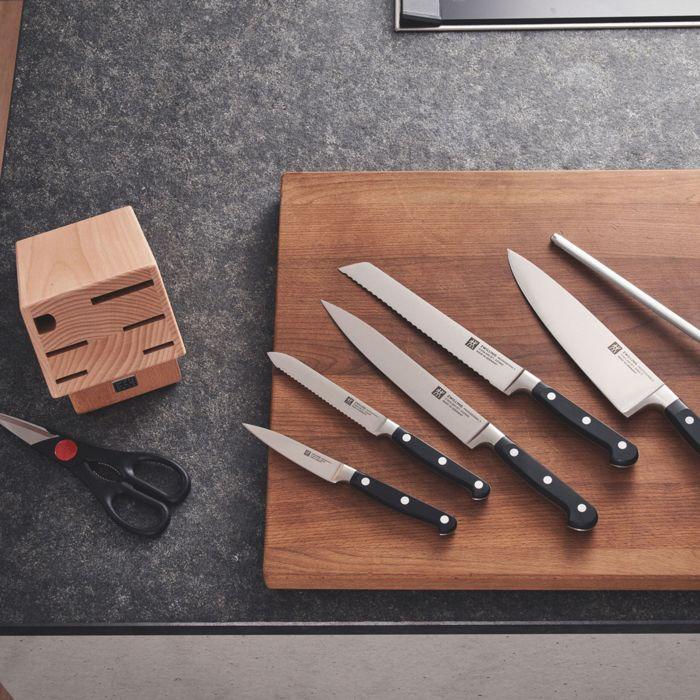 8-pcs, Set de blocs de couteaux, Nature