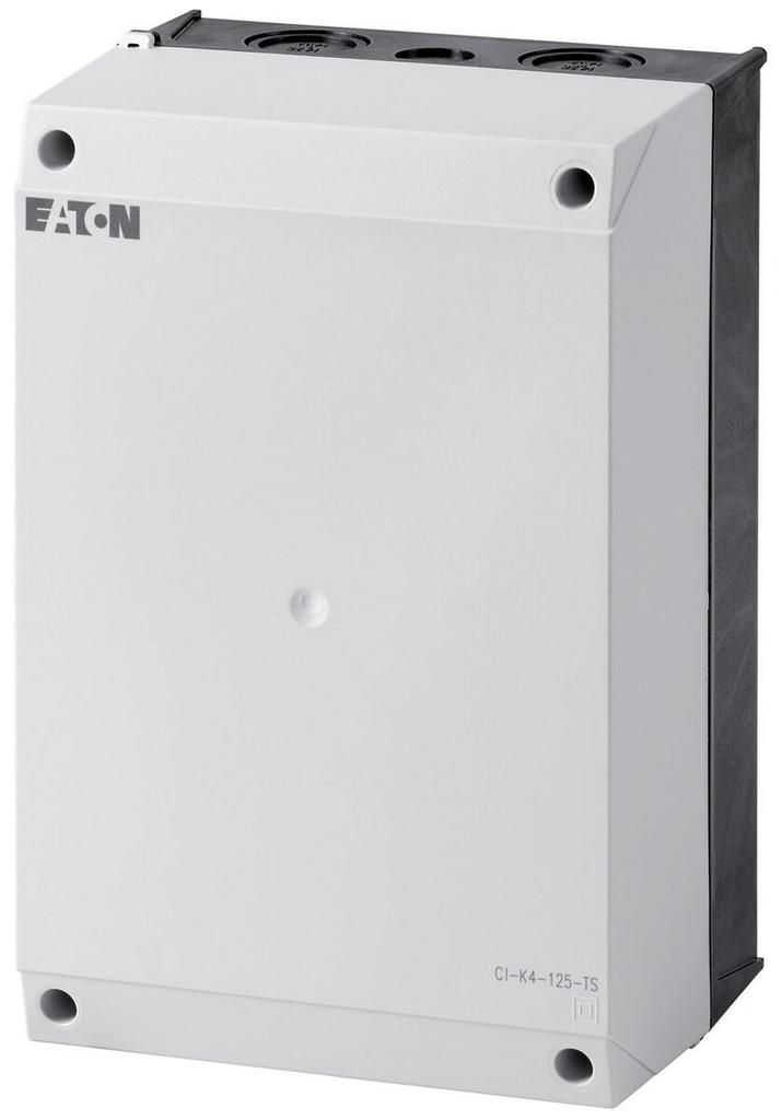 Small CI-K4 enclosure with mounting rail CI-K4-125-TS