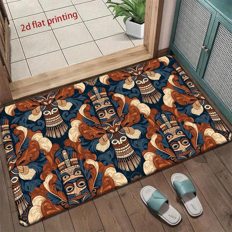 Exotic Pattern Floor Mat Living Room Decoration Home Sofa Non-Slip Carpet Study Bedroom Tatami Children'S Soft Floor Mat