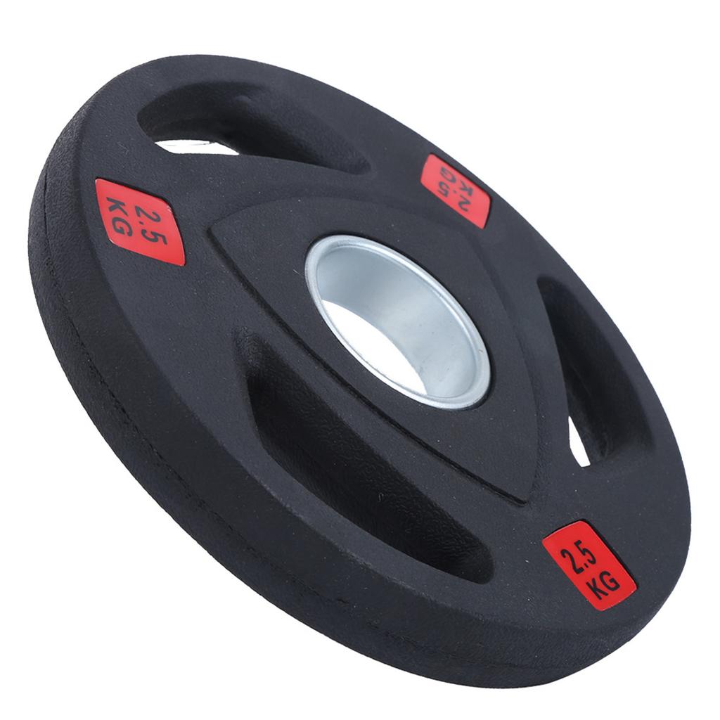 Gym Trehåls Handstångsskiva Stora Hål Inhemsk Tyngdlyftning Fitnessutrustning 2,5 kg