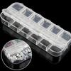 Transparent Plastic Storage Box Organizer Adjustable Container Jewelry Box for Beads Earring Home Storage Case Display Organizer