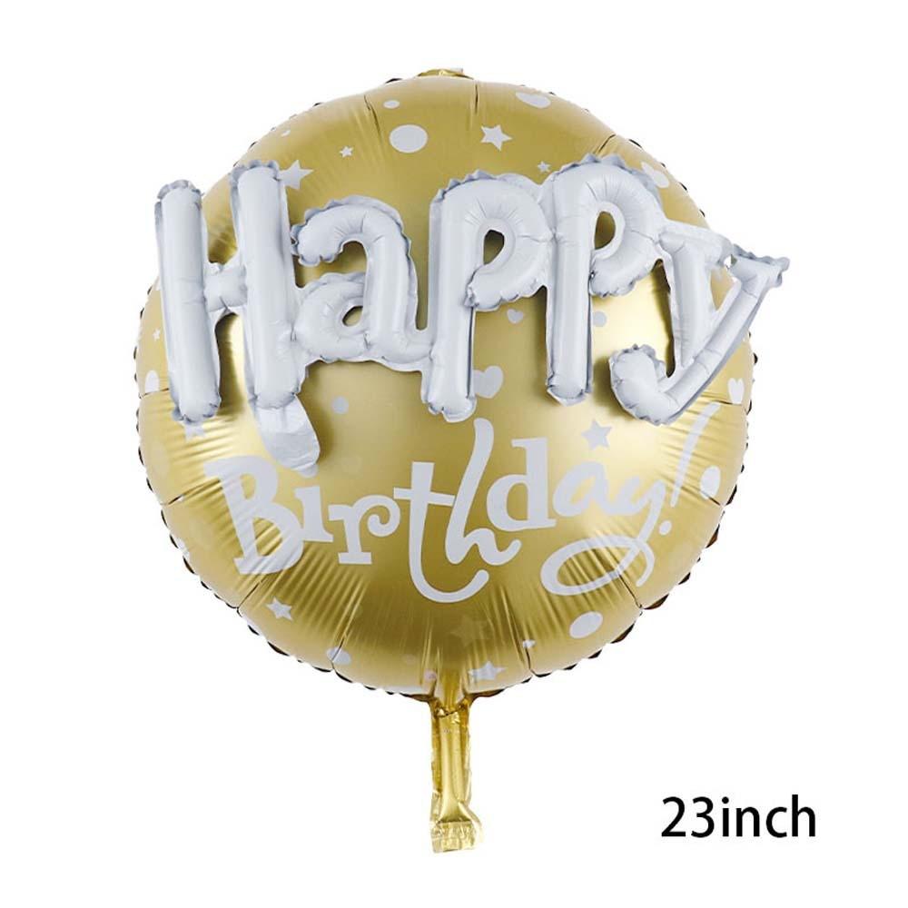 Premium Happy Birthday Aluminum Foil Balloons Ideal For Memorable Celebration Events