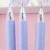 6Pieces Retractable Flower Print Gel Pen 0.5MM Quick Drying Smooth Writing for Writing Noting Journaling Office Supplies