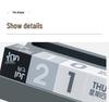 Creative Perpetual Flip Desk Calendar: Square Plastic Decorative Blocks