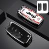 Zinc Alloy Racing Style Car Key Fob Cover for Jeep Wrangler Cherokee Compass Anti-Scratch Auto Key Case Shell Accessories AKW1