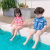 New Kids' Cartoon Buoyancy Surf Swimsuit - Boys/Girls One-Piece Swimwear