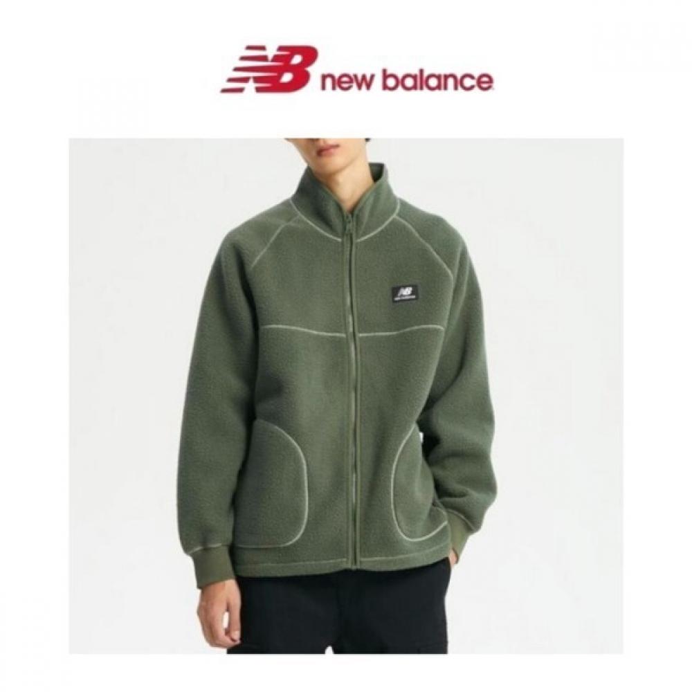

New Balance Half Club Polar Fleece Full Zip Up Nbmdd4s131 40 Green/100