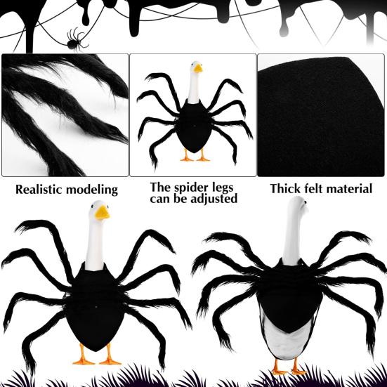 Halloweenský husí outfit Pavouk Netopýr Husí socha Kostým Husí oblečení s popruhy