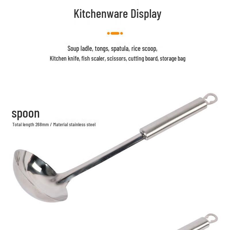 ZISIZ Outdoor Portable Stainless Steel Cookware Set